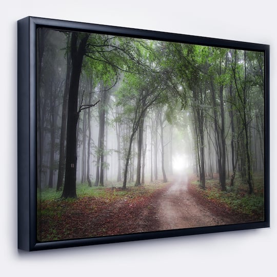 Designart - Light Through Green Fall Forest